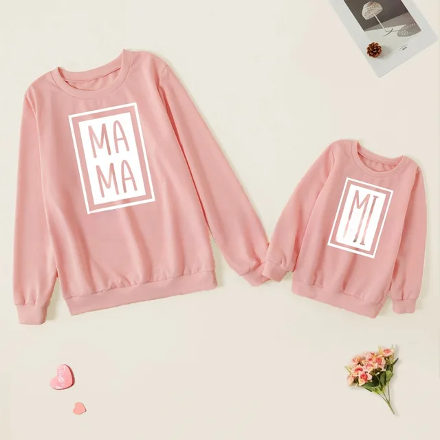Three color Parent child Outfit Mother daughter Matching Outfit Pink - Shop at LoveMi