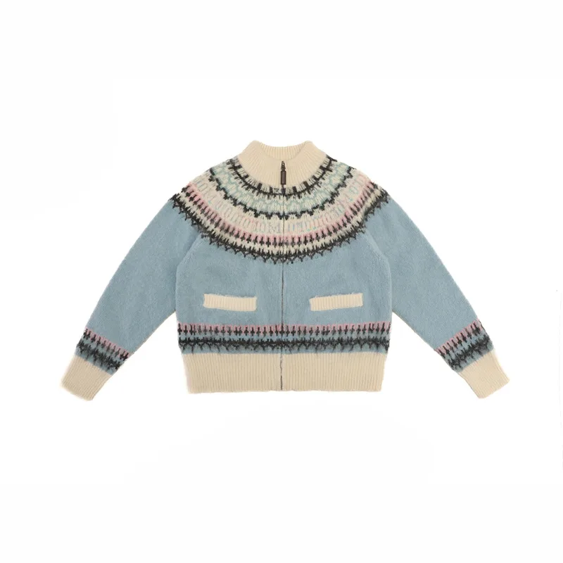 Lazy Wind Soft Glutinous Sweater Zipper Xl - Shop at LoveMi