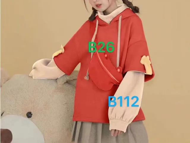 Color Matching Long sleeved Women Blouse Figure 11 - Shop at LoveMi