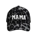 Mama Gray Leopard Print