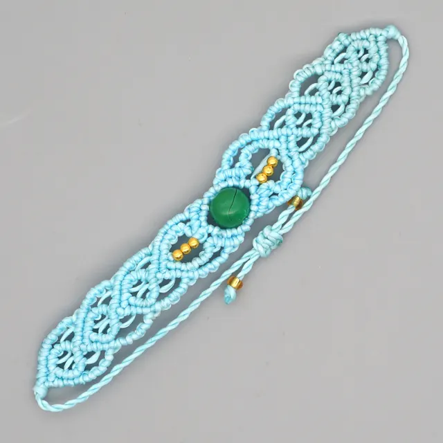 Vintage Ethnic Style Wax Rope Bracelet X B210006C - Shop at LoveMi