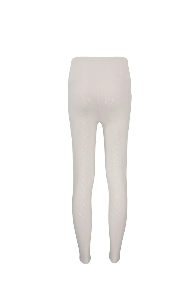 Women's Equestrian Epoxy Non slip Tights White - Shop at LoveMi