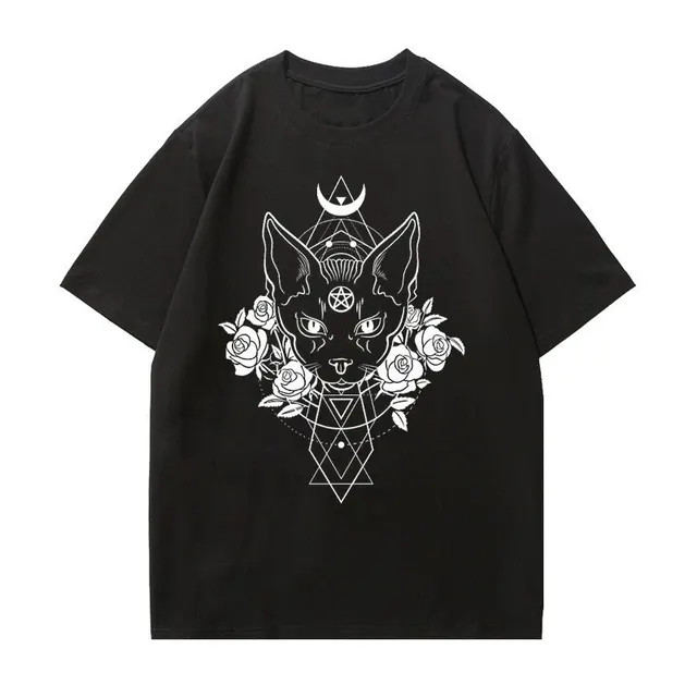 Printed Women's T shirt Casual Short Sleeve Cool Girl Top 5Style - Shop at LoveMi