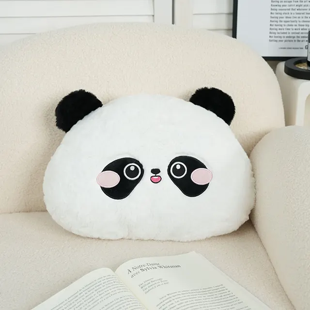 Cute Panda Sofa Pillow Cartoon Cute And Fun Panda Circle - Shop at LoveMi