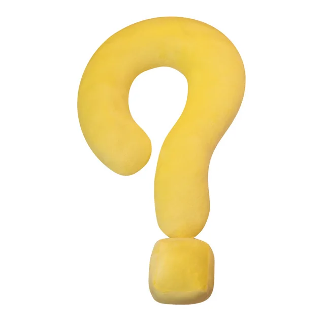 Home Living Room Sofa New Question Mark Office Siesta Pillow Yellow - Shop at LoveMi