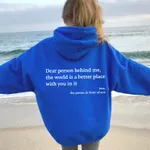 Blue And White Letters