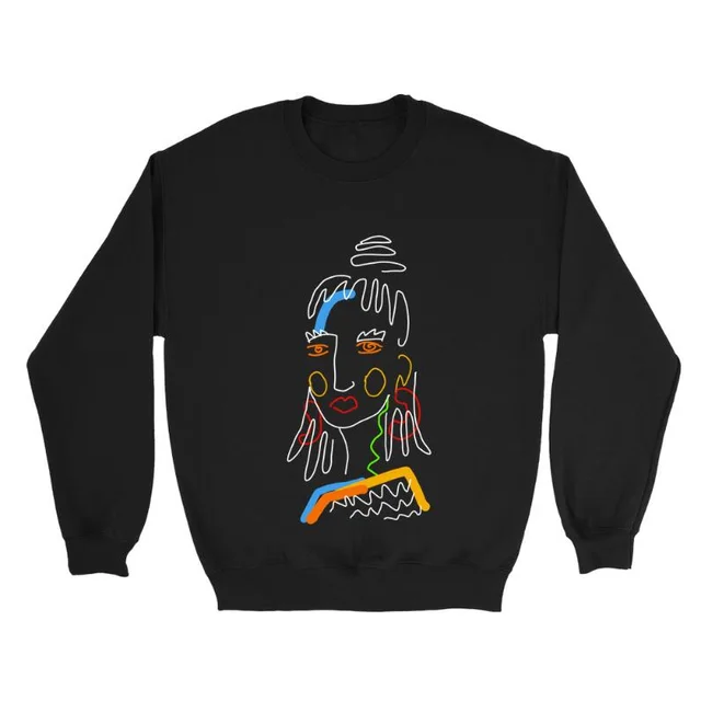 European And American Cartoon Digital Printing The Nippy Sweatshirt Black - Shop at LoveMi