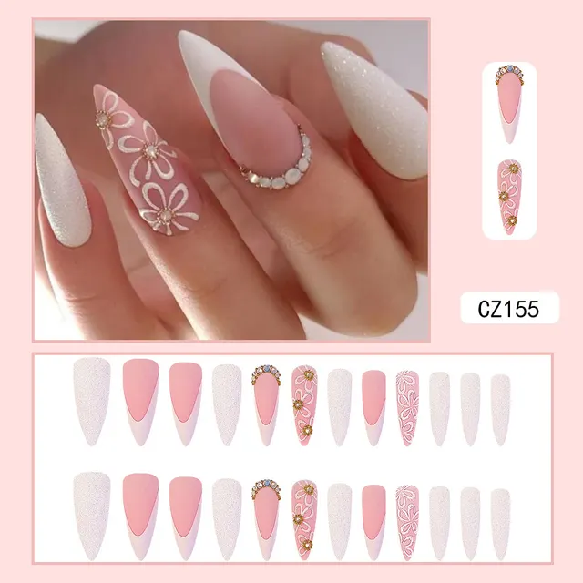 Patch Drop Shape Nail Art Cz155 Petal Rhinestone Glue - Shop at LoveMi