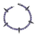 Black Gold Purple Stone 18Cm