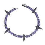 Black Gold Purple Stone 20Cm