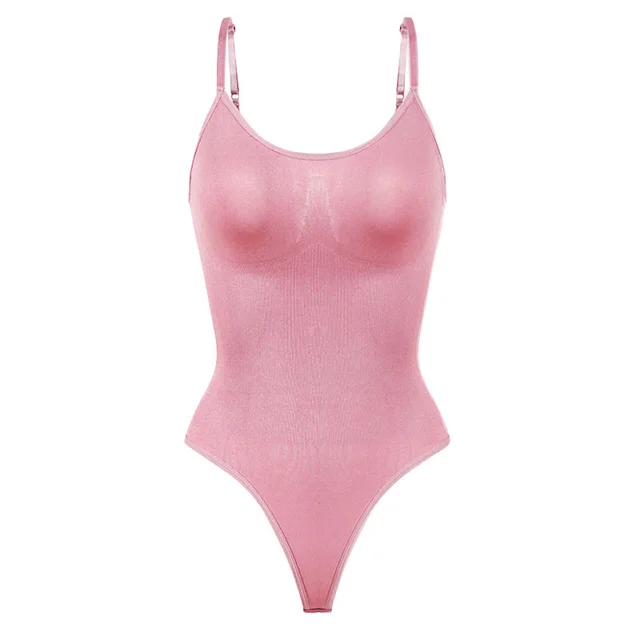 One piece Sexy Sling Slim Waist Backless Top Pink - Shop at LoveMi