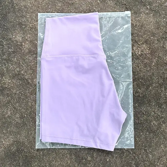 Sports High Waist Tight Shorts Yoga Clothes Blue Flower Blooming - Shop at LoveMi