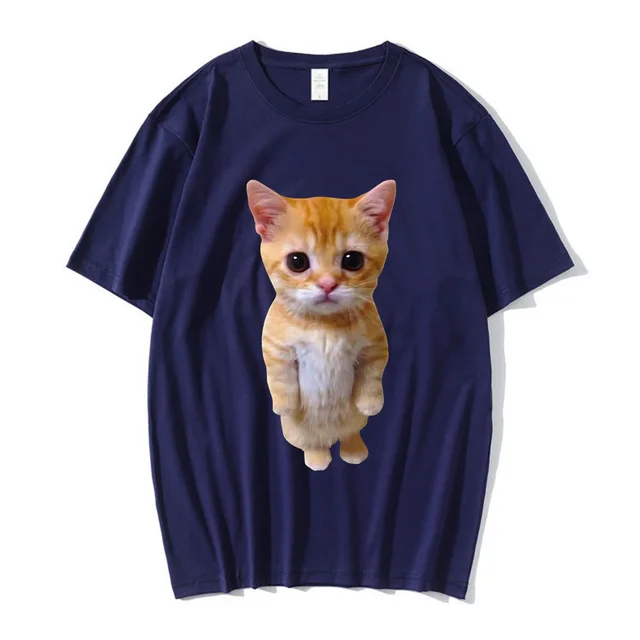 El Gato Meme Sad Crying Cat Munchkin Kitty Navyblue - Shop at LoveMi