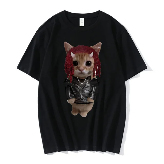 El Gato Meme Sad Crying Cat Munchkin Kitty Q06183Black - Shop at LoveMi