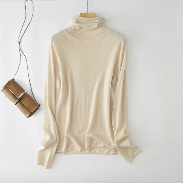 Wool Seam Pile Collar Sweater Taikoo M - Shop at LoveMi