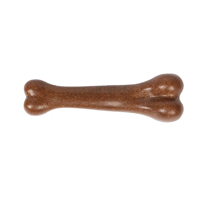 Pet Beef Flavor Simulation Bone Bite resistant Molar Interactive Reward Molar Toy Brown - Shop at LoveMi