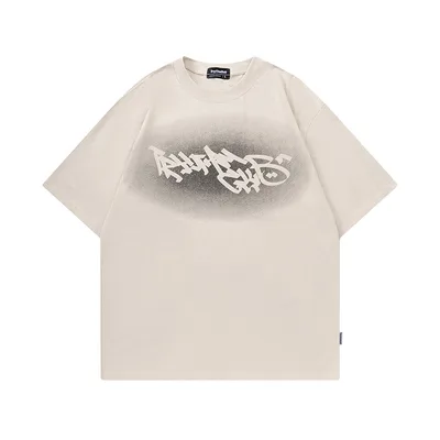 Men's And Women's Loose All match Couple Casual Half Sleeve Sand - Shop at LoveMi