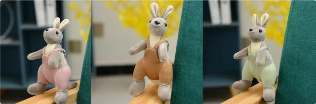 Cartoon Cute Strap Kangaroo Plush Pendant Little Doll Set - Shop at LoveMi