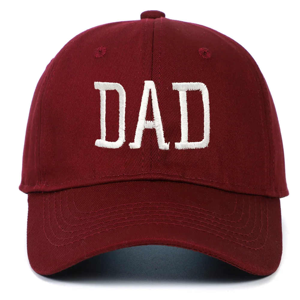 Cotton Soft Top Embroidered Baseball Hat Wine Red Mom - Shop at LoveMi