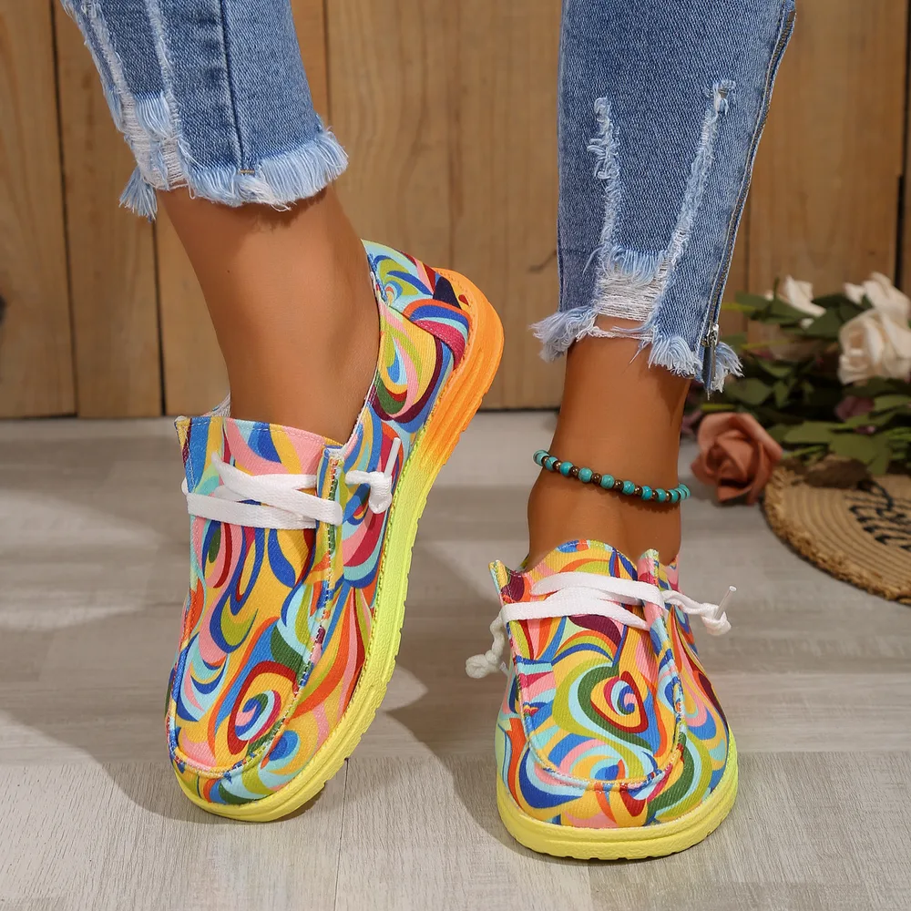 Women's Fashion Canvas Flat Pumps Color 36 - Shop at LoveMi