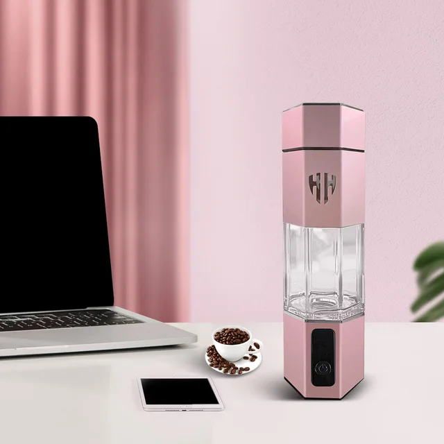 Simple Solid Color High Concentration Hydrogen rich Cup Pink - Shop at LoveMi