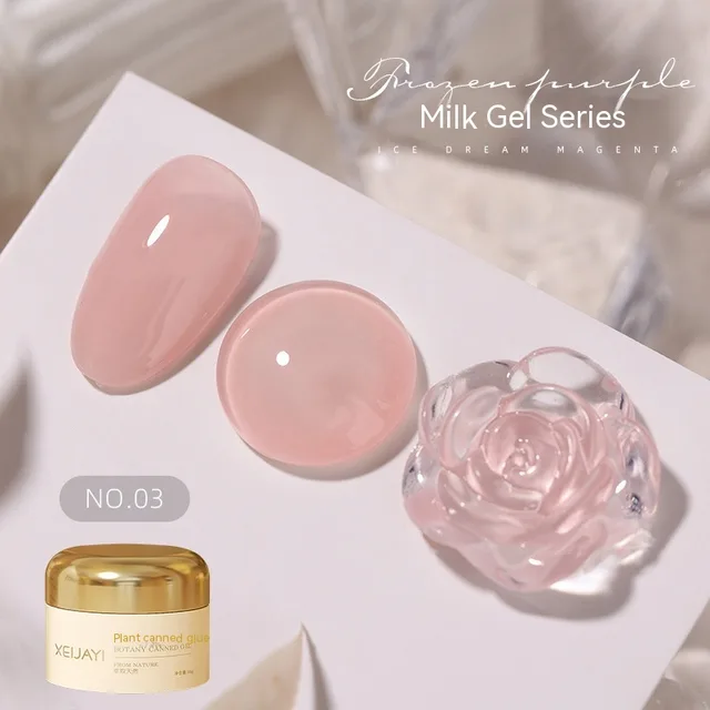 Milk Jelly Solid Color Summer Ice UV Polish Milk Jelly 03 - Shop at LoveMi