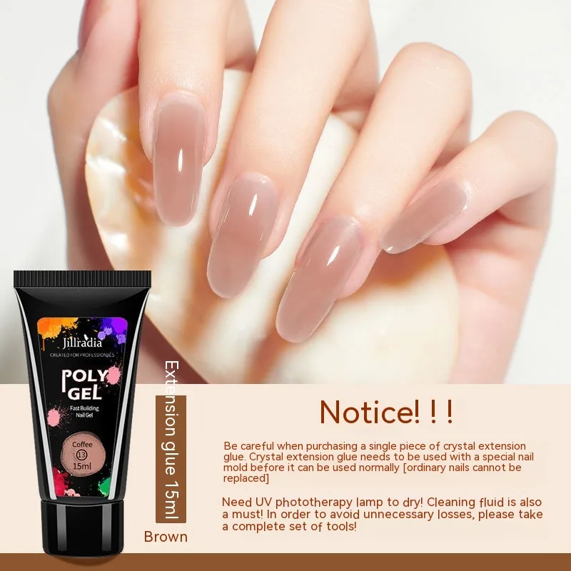 Crystal Extended Glue Nail Beauty UV - Crystal Extended Glue No 13 - View 1