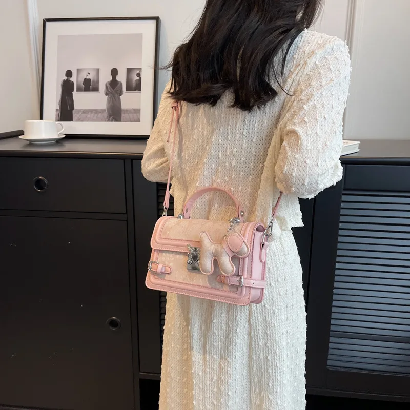 New High grade Fashion All match Shoulder Bag Pink - Shop at LoveMi