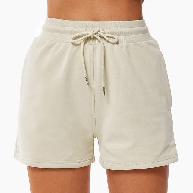 Drawstring Loose Sports Shorts For Women Linen - Shop at LoveMi