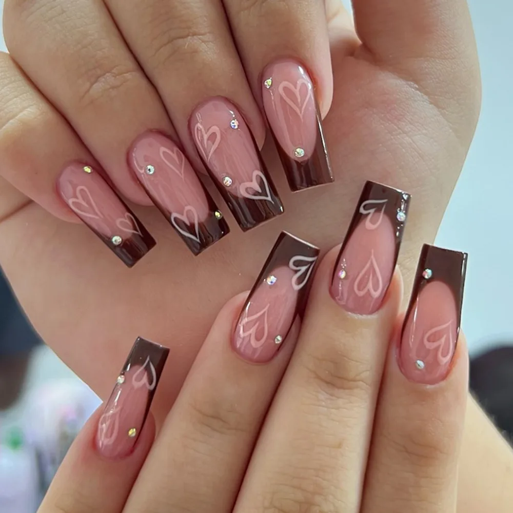 Women's Fashion Simple Love Nail Tip Jp2898 Glue - Shop at LoveMi