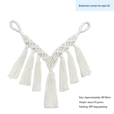 Ins Decorative Bohemian Curtain Rope Tied Bandage Bohemian Curtain Bandage 02 - Shop at LoveMi