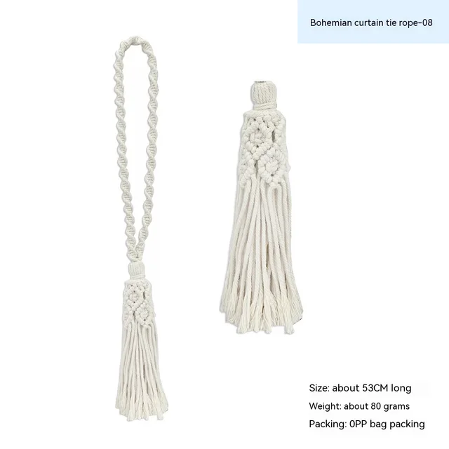 Ins Decorative Bohemian Curtain Rope Tied Bandage Bohemian Curtain Bandage 08 - Shop at LoveMi