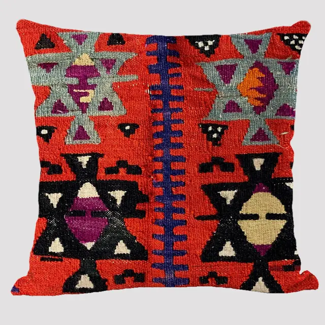 Modern Minimalist Bohemian Pillow Printed Polyester Cushion Cover Style 31 - Shop at LoveMi