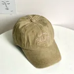 Washed Old Soft Top Baseball Hat - Light Army Green