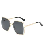 Gold Frame Black And Grey Lens