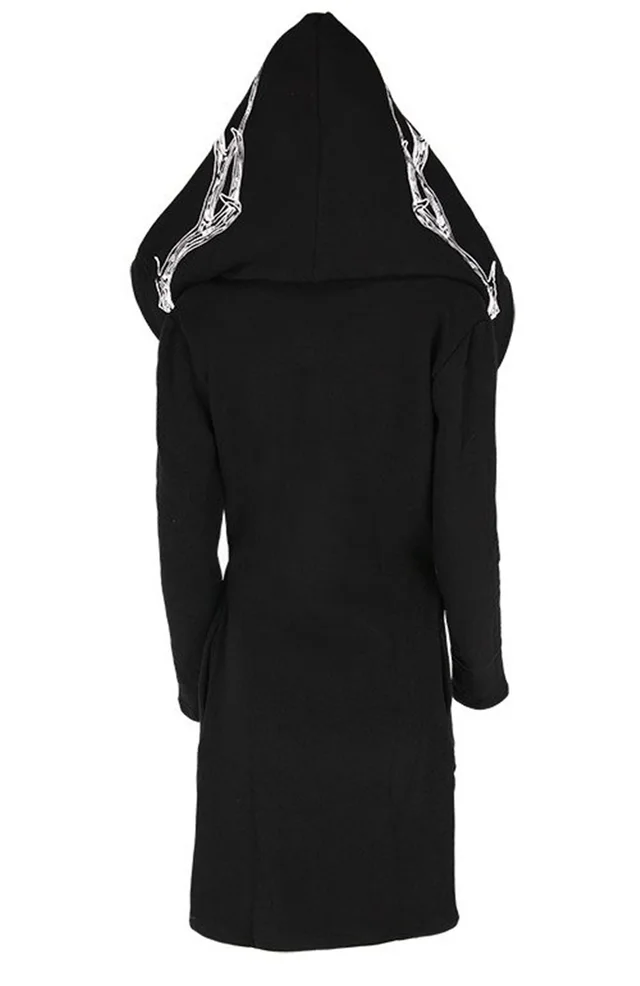 European And American Women's Cardigan Sweater Long Black - Shop at LoveMi