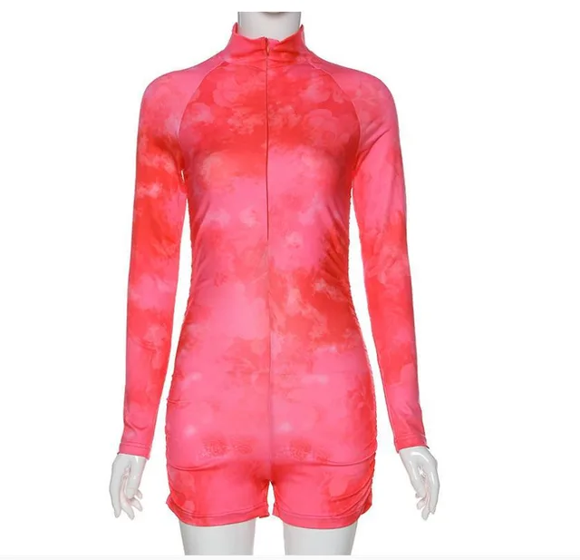 Women's High Waist Tight Hip Lifting Sport Jumpsuit Rose Red - Shop at LoveMi