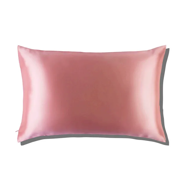 Double sided Silk Pillowcase Silk Envelope Pillowcase Peach Blossom - Shop at LoveMi