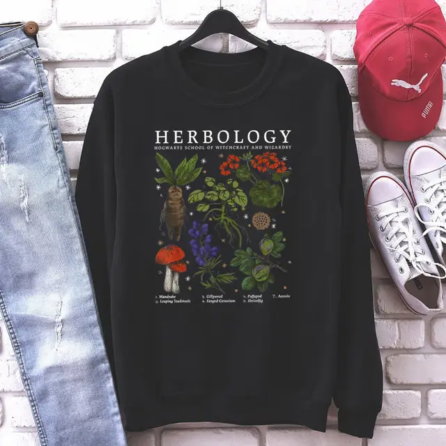 Women's Fashion Sweater Long sleeved Printed Top Black - Shop at LoveMi