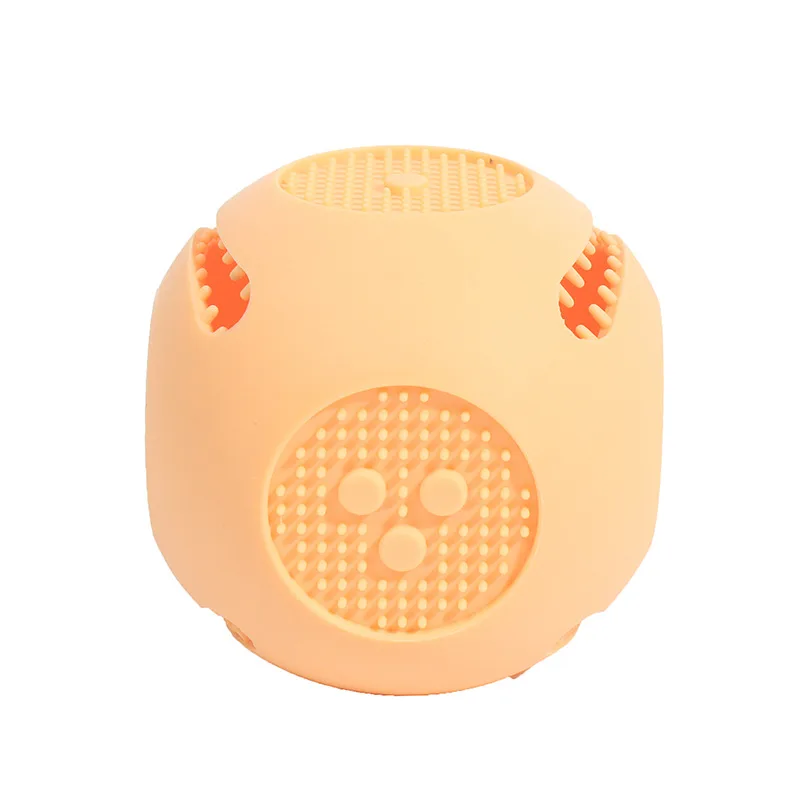 Pet Supplies Dog Food Leakage Silicone Toys Yellow Dice - Shop at LoveMi
