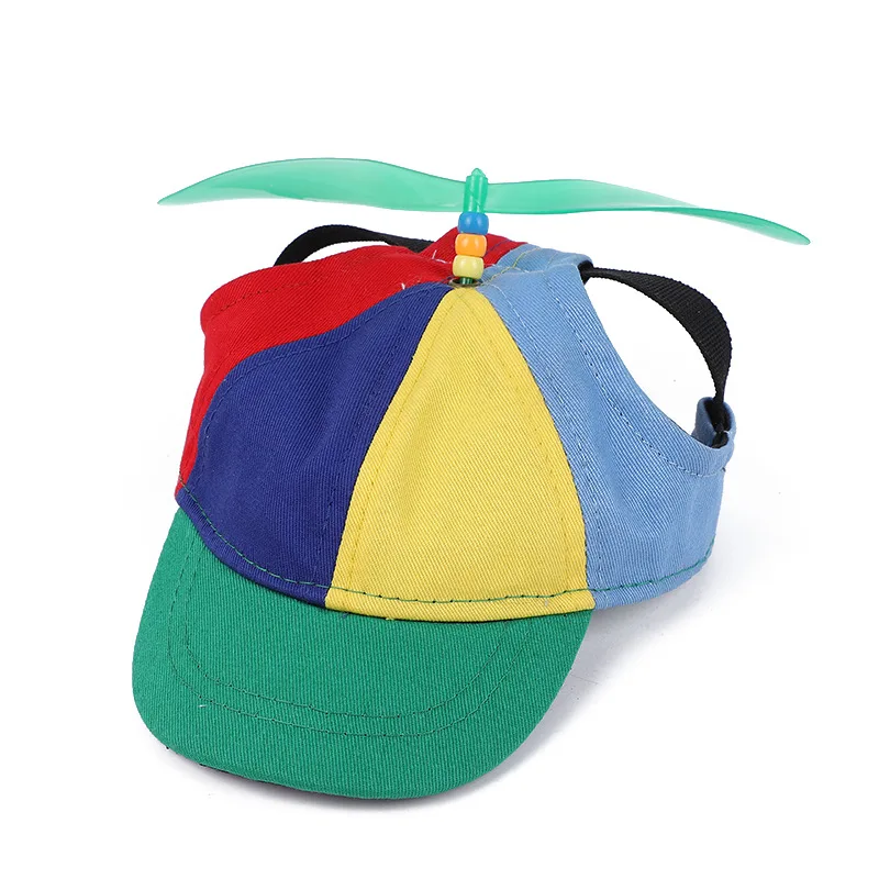 Pet Teddy Bamboo Dragonfly Baseball Cap - Green