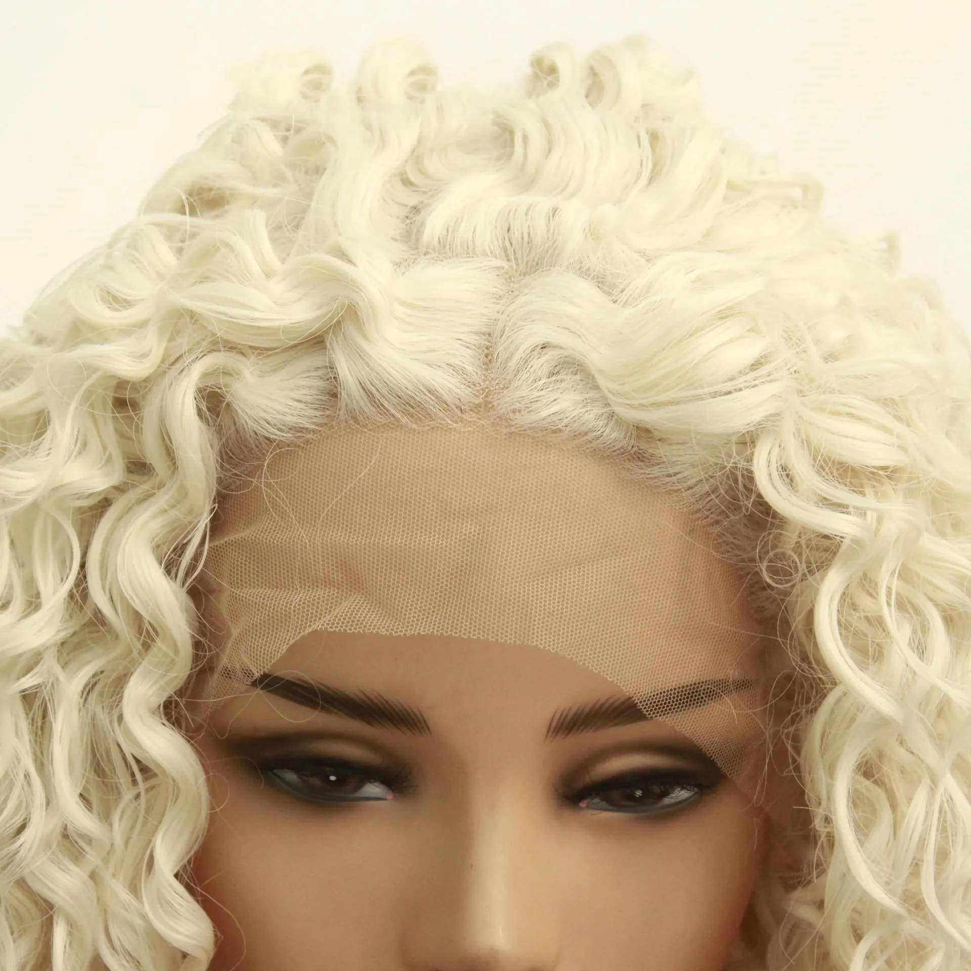 European And American Chemical Fiber Former Lace Head Cap - 22 Inches