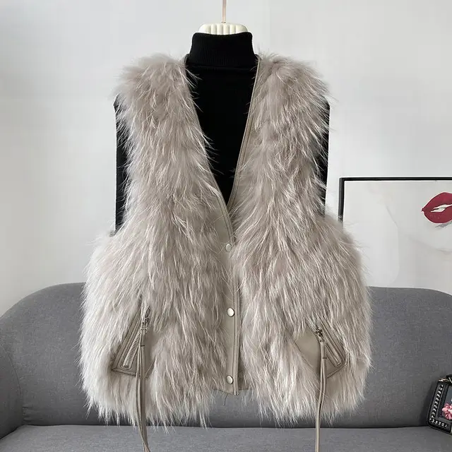 Fashion Personality Vest Coat Women Light Gray - Shop at LoveMi