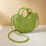 All-match Beach Bag One-shoulder Crossbody - Green