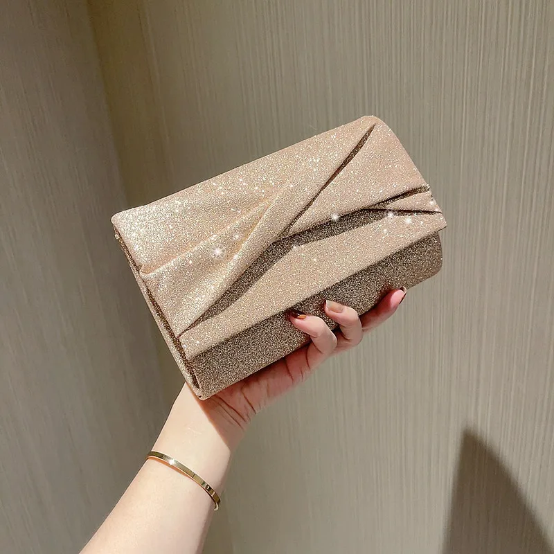 Gold Fashion Envelope Clutch Gold - Shop at LoveMi