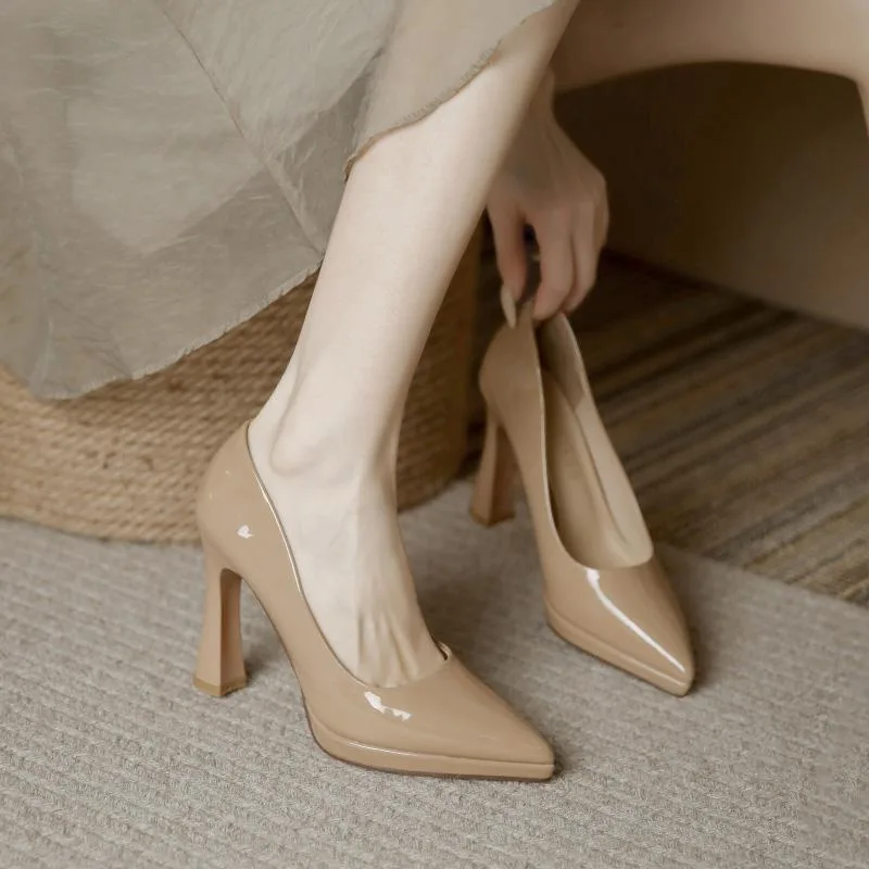 Women's Fashion Summer Color Pumps Khaki - Shop at LoveMi