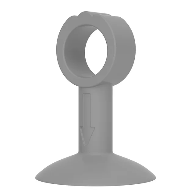 Door Handle Protective Pad Mute Household Anti collision Silicone Artifact Punch free Gray - Shop at LoveMi