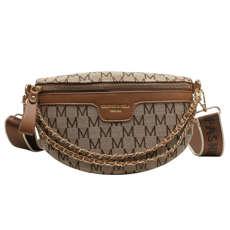Women's Shoulder Crossbody Summer Casual Versatile Small Waist Bag Brown - Shop at LoveMi