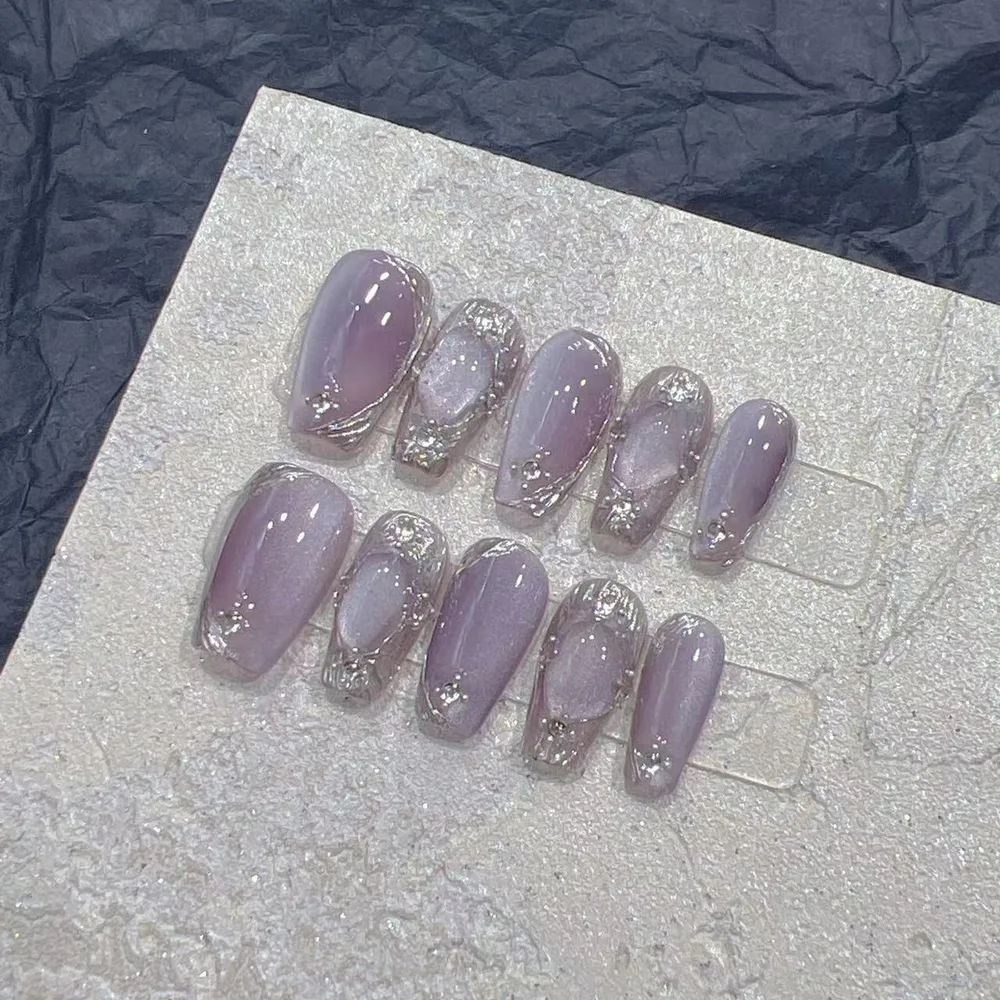 Handmade Wear Armor Fake Nail Patch - Short T