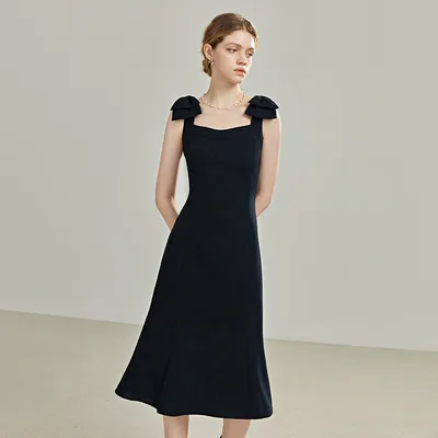 French Sleeveless Dress Elegant Women Twilight L - Shop at LoveMi